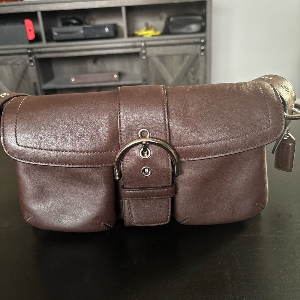 Coach Vintage SoHo Chocolate Brown Shoulder Purse